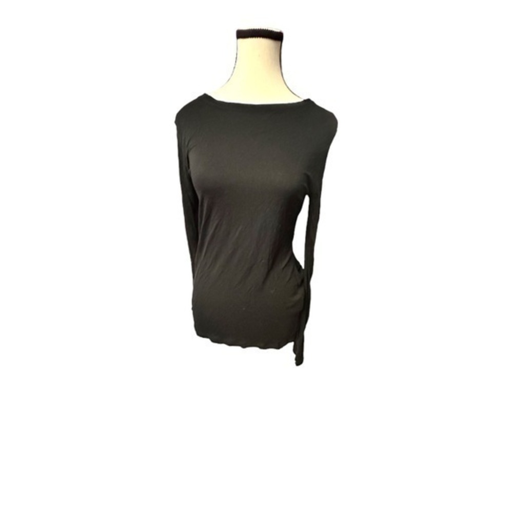 Women’s Banana Republic Longsleeve with Faux Wrap Keyhole Back Small